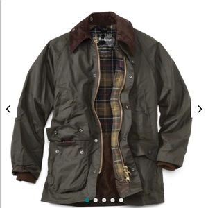 Barbour Ashby Wax Jacket Olive